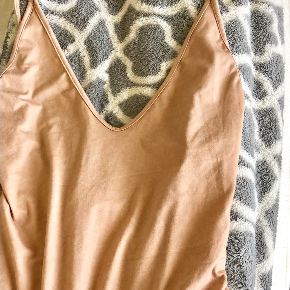 Mauve body suit